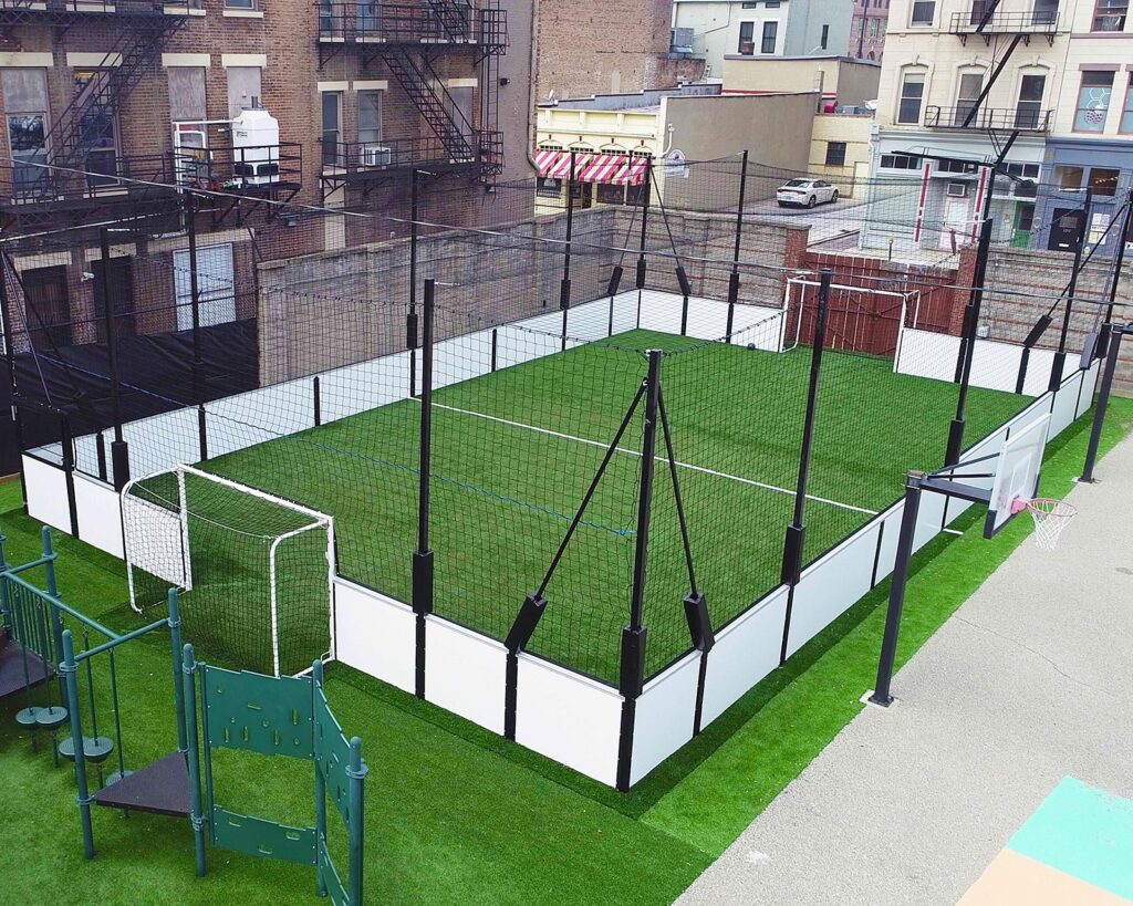 outdoor futsol field for soccer